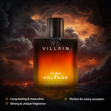 Load image into Gallery viewer, Villain High Voltage Luxury Premium Eau De Perfum for Men - 100 ML
