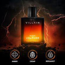 Load image into Gallery viewer, Villain High Voltage Luxury Premium Eau De Perfum for Men - 100 ML
